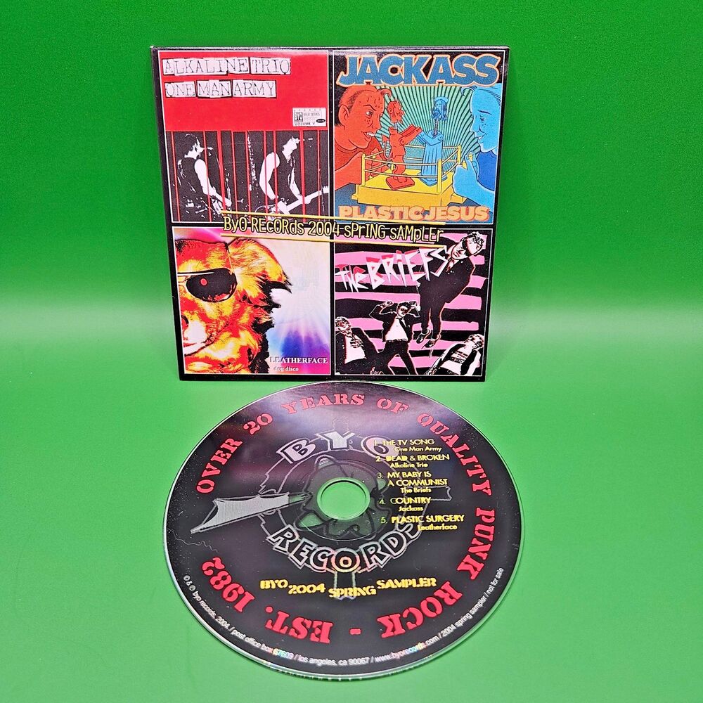 BYO Records 2004 Spring Sampler • Various Artists • Punk Rock Promo CD